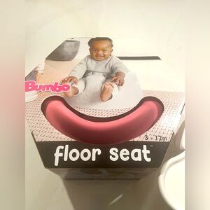 Brand new in box Bumbo Floor Seat with attachable try